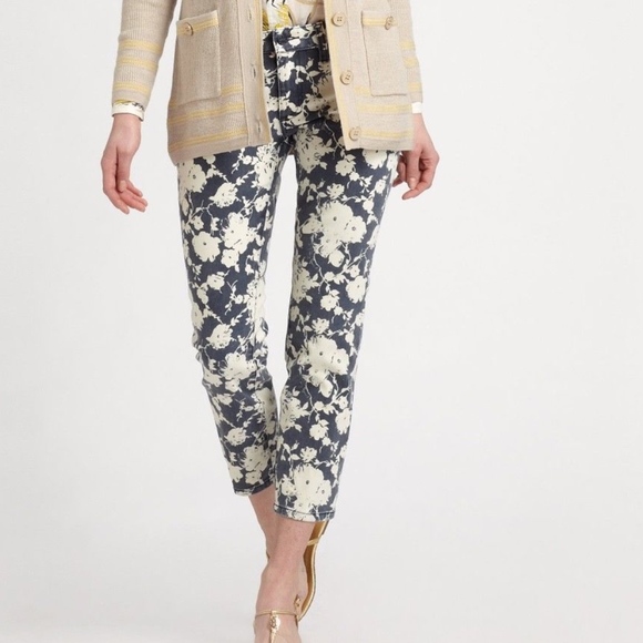 tory burch alexa cropped skinny jeans